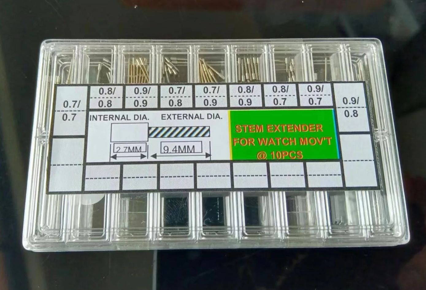 Watch Crown Stem - Zestaw 90 szt. Przedłużacza korony Przedłużacze