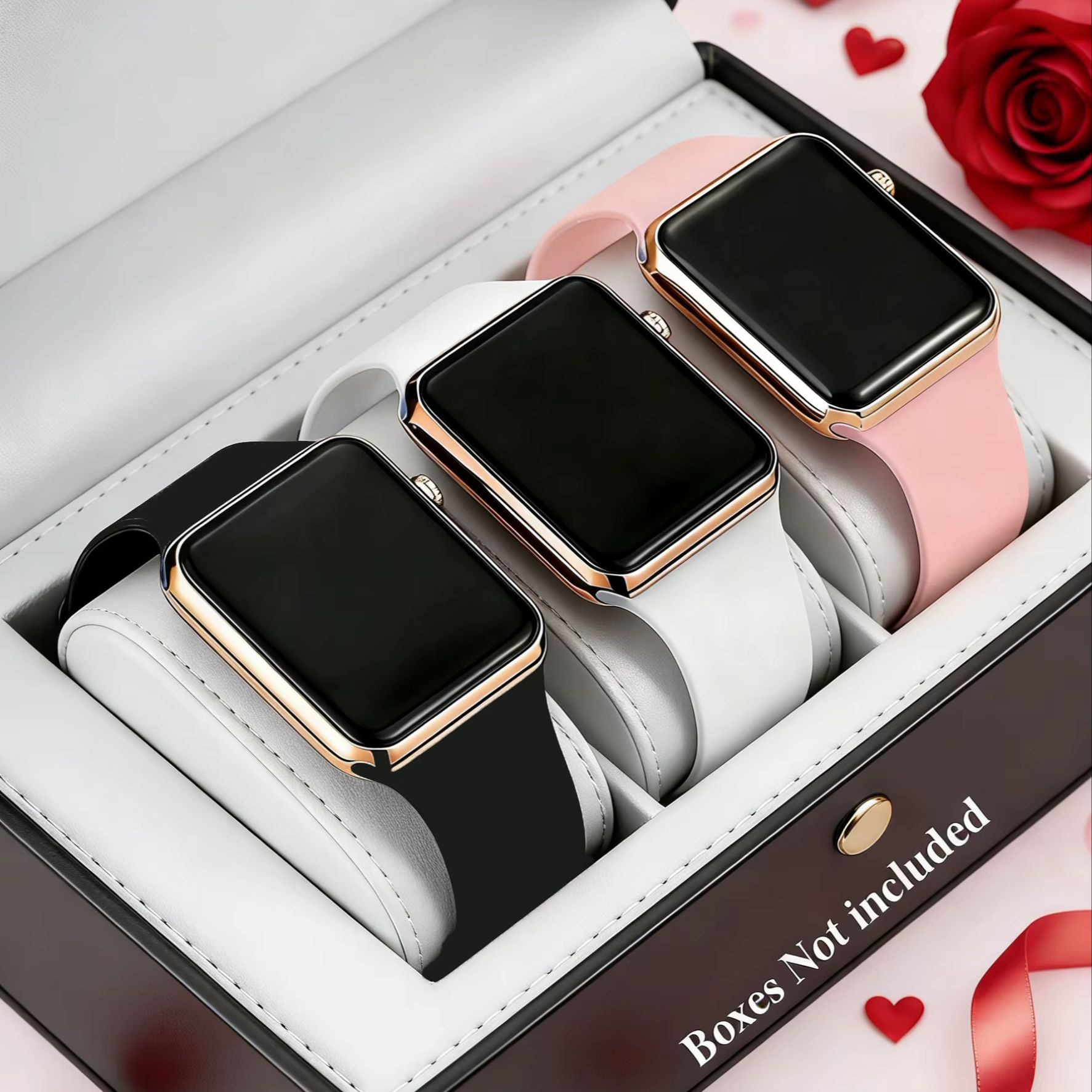 Couple Watches Smartwatch - Zestaw trzech uroczych i stylowych zegarków