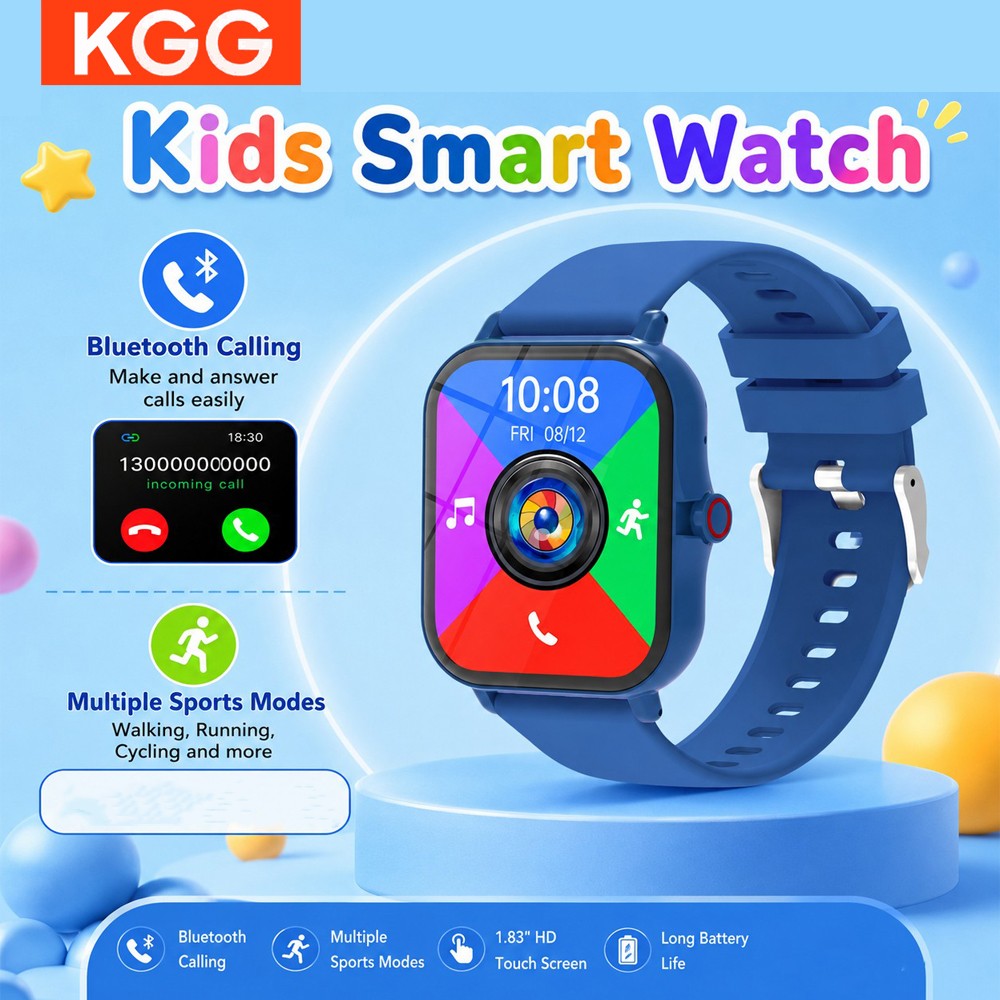 Smartwatch Watches For Girls Kids - Inteligentny zegarek dla dzieci 1.83'' HD
