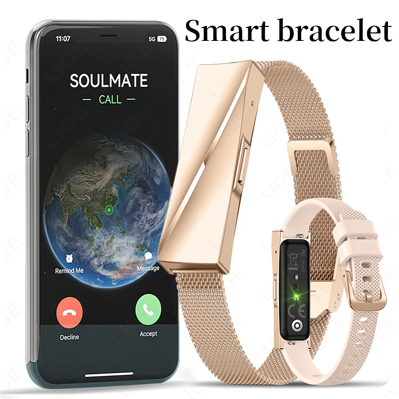 Couple Watches Smartwatch - LIGE Przypomnienie o połączeniu Inteligentna bransoletka
