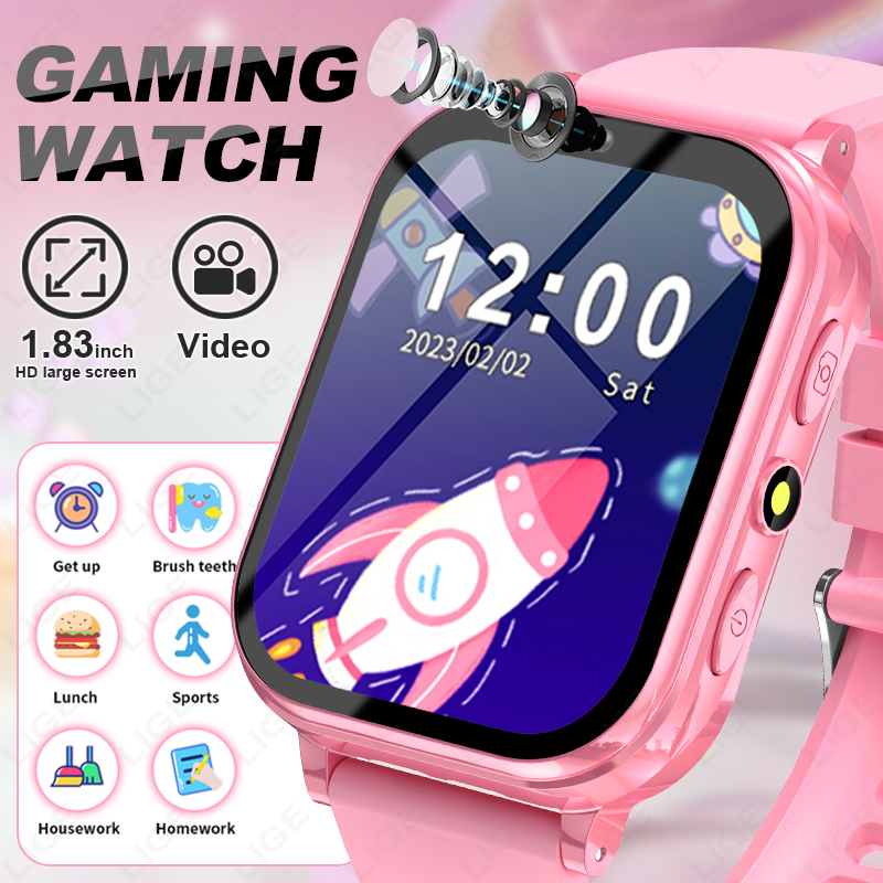 Smartwatch Watches For Girls Kids - LIGE Inteligentny zegarek dla dzieci Dziewczyna