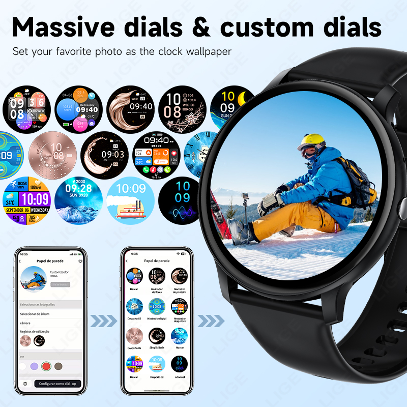 LIGE Bluetooth Call Kobiety In – Smartwatch Latest Watches For Women recenzja i cena