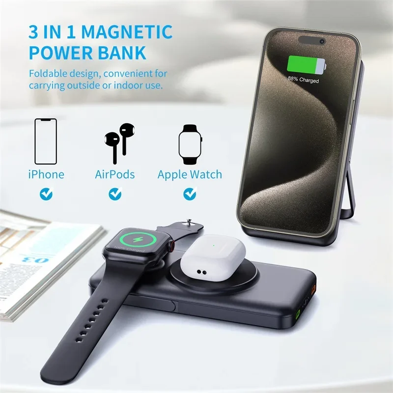 Bezprzewodowy powerbank 3w1 10 – Watch Watch Xs recenzja i cena