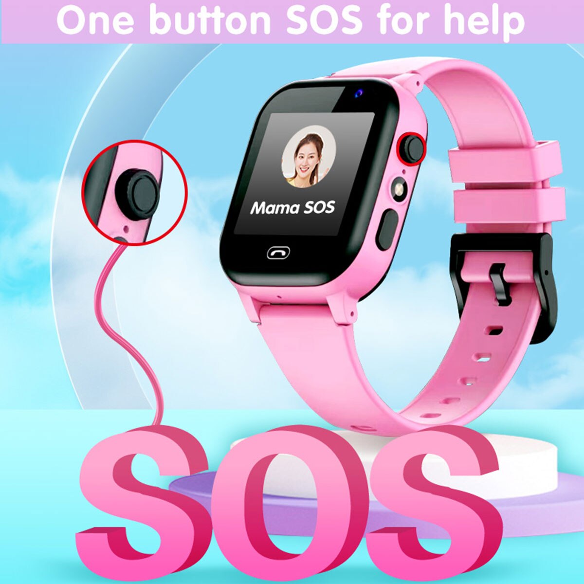 Inteligentny zegarek dla dziec – Smartwatch Watches For Girls Kids recenzja i cena