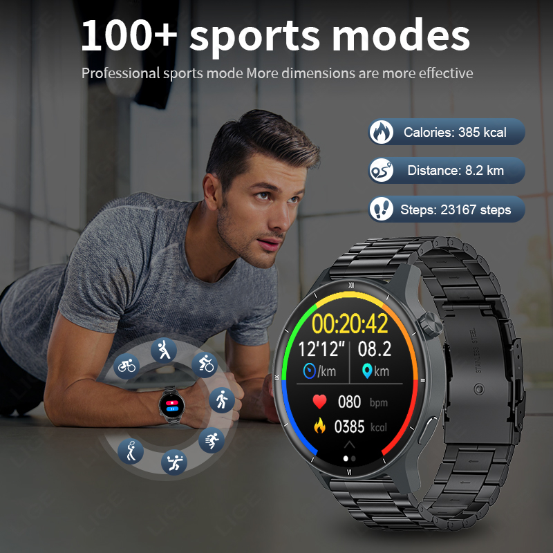 LIGE 3D Dynamic Dial Smart Wat – Smartwatch Latest Watches For Women recenzja i cena