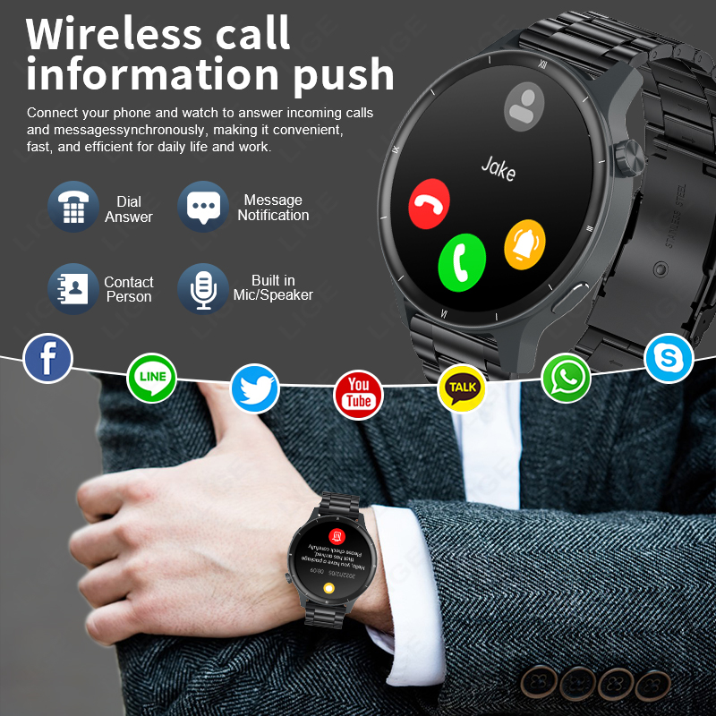 LIGE 3D Dynamic Dial Smart Wat – Smartwatch Latest Watches For Women recenzja i cena