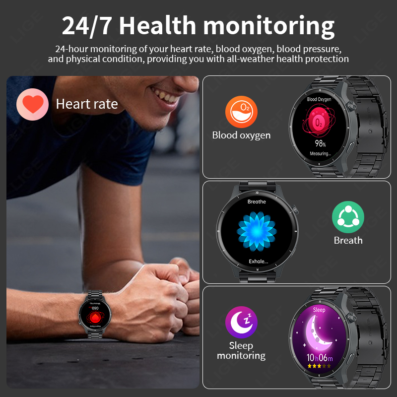 LIGE 3D Dynamic Dial Smart Wat – Smartwatch Latest Watches For Women recenzja i cena
