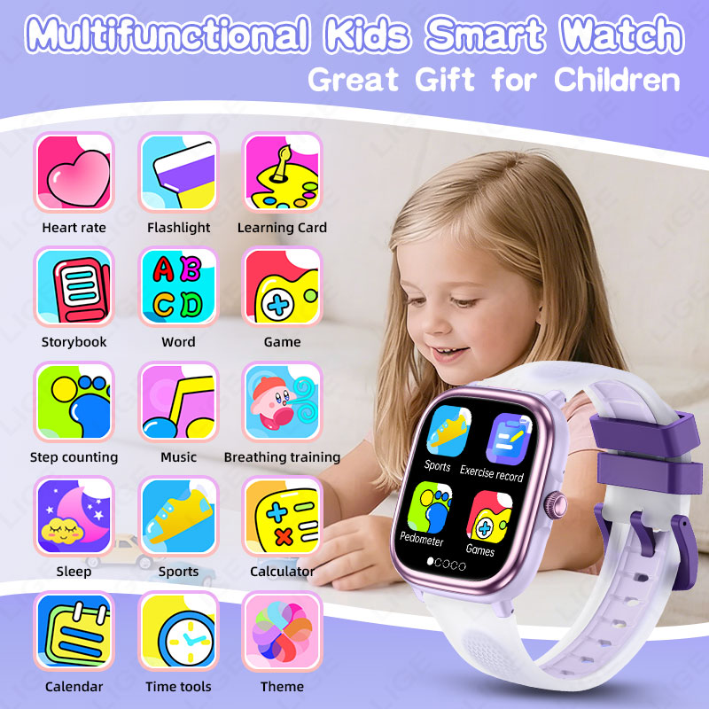 LIGE 2026 Nowy Smartwatch Eduk – Smartwatch Watches For Girls Kids recenzja i cena
