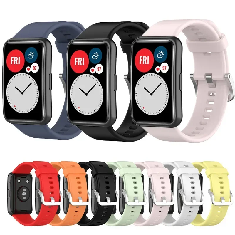 Kolorowy silikonowy pasek do H – Huawei Smartwatch Watch Fit recenzja i cena