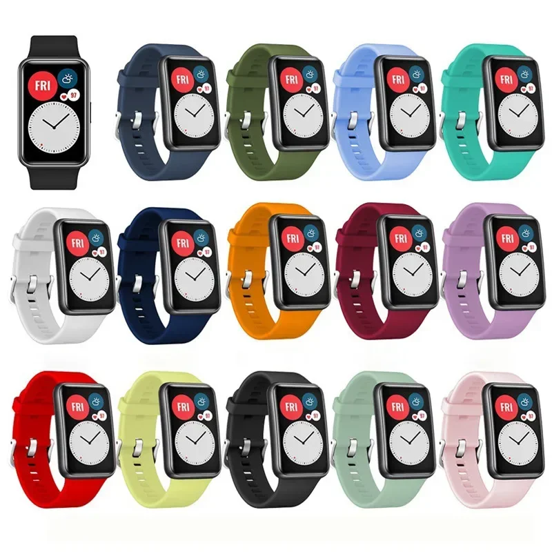 Kolorowy silikonowy pasek do H – Huawei Smartwatch Watch Fit recenzja i cena