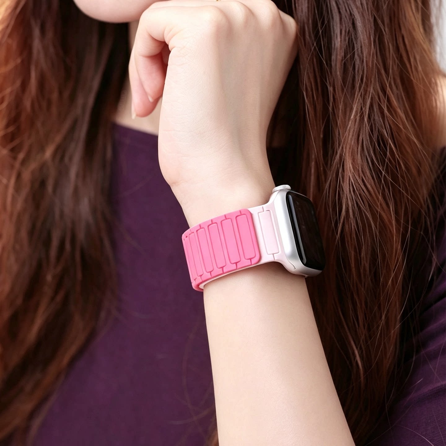 Magnetyczny pasek silikonowy d – Smartwatch Iphone Watches For Women recenzja i cena
