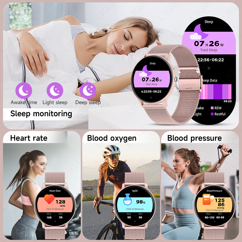 LIGE 2026 Sportowe zegarki fit – Smartwatch Latest Watches For Women recenzja i cena