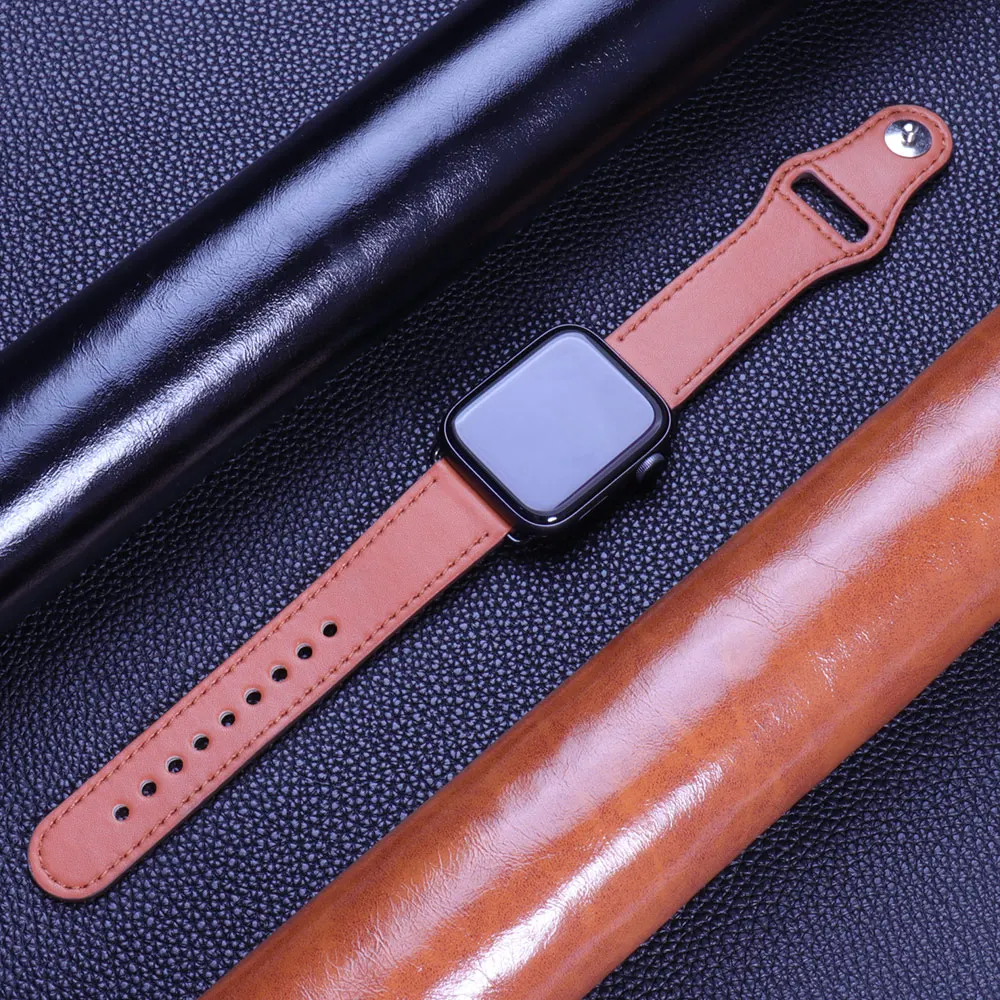 Skórzany pasek do zegarka Appl – Smartwatch Iphone Watches For Women recenzja i cena